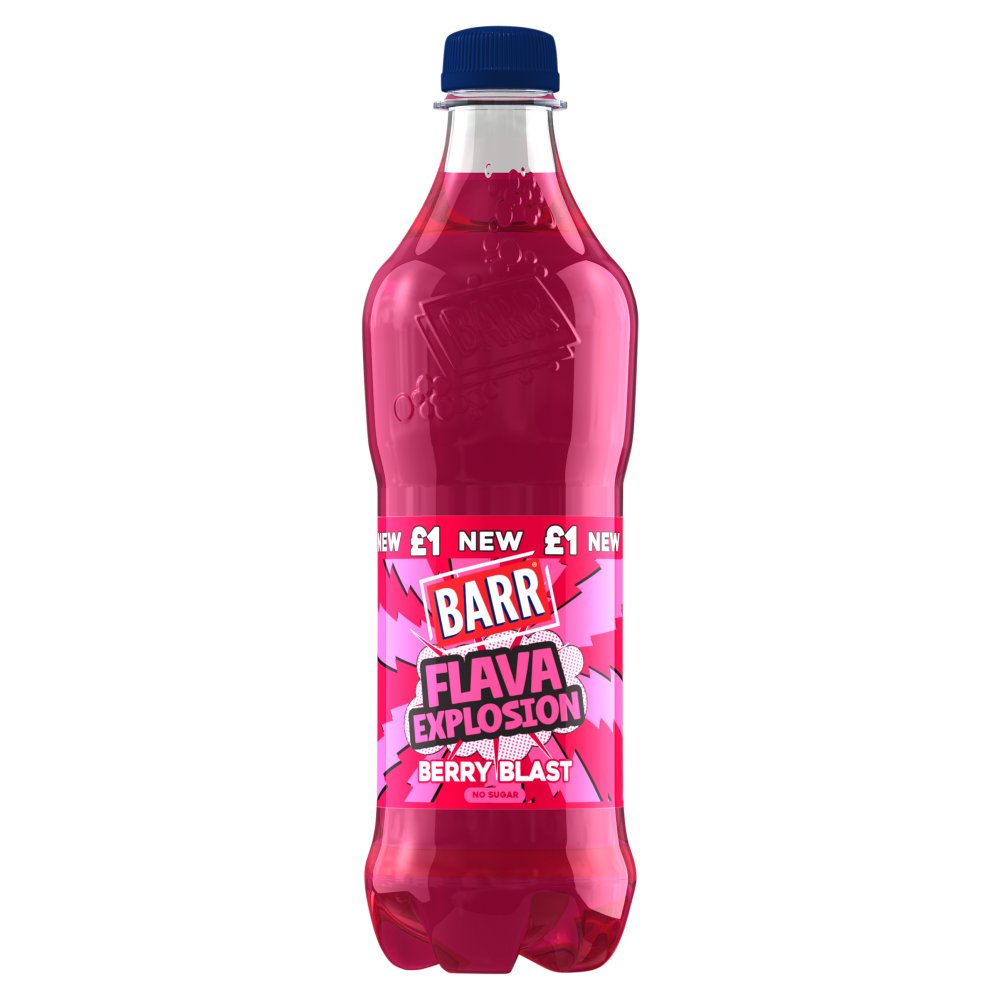 Barr Flava Explosion Berry Blast 500ml (Pack of 12)