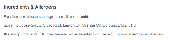 Zorba Online Orange and Lemon Slices 100g Bag