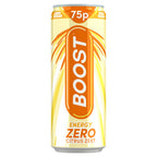 Boost Energy Zero Citrus Zest 250ml (Pack of 24)