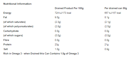 John West Sardines in Brine 120g (Pack of 12)