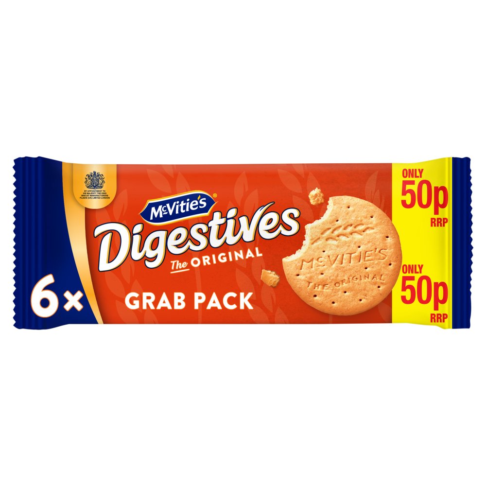 McVitie's Digestives The Original Biscuits 90g (Pack of 10)