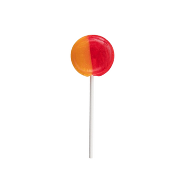 Dobsons Peach Melba Mega Lollies 90 Unwrapped Lollipops Jar British Gluten Free and Vegetarian Friendly Candy Lolly
