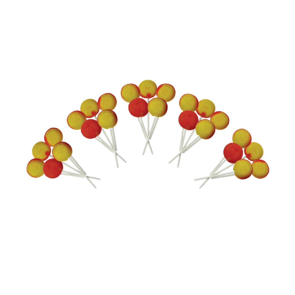 Dobsons Pear Drop Mega Lollies 25 Unwrapped Lollipops Bag British Gluten Free and Vegetarian Friendly Candy Lolly