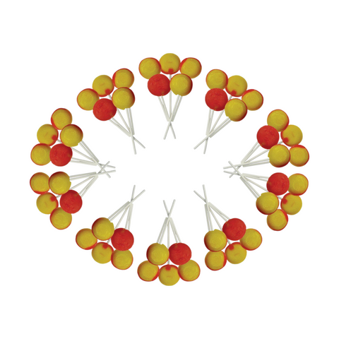 Dobsons Pear Drop Mega Lollies 50 Unwrapped Lollipops Bag British Gluten Free and Vegetarian Friendly Candy Lolly