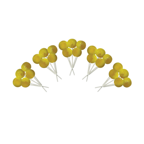 Dobsons Pineapple Mega Lollies 25 Unwrapped Lollipops Bag British Gluten Free and Vegetarian Friendly Candy Lolly