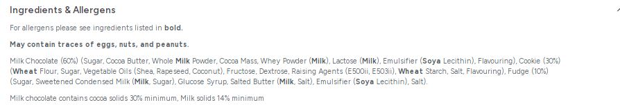 Zorba Online Milk Chocolate Cookie and Fudge Clusters 1kg Bag