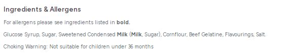 Zorba Online Dusted Milk Bottles Gums 1kg Bag