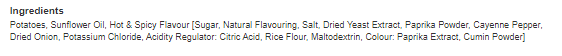 McCoy's Hot 'N' Spicy Sharing Crisps 65g (Pack of 20)