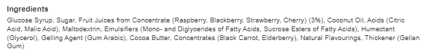 Fruit-tella Berries & Cherry 135g (Pack of 12)