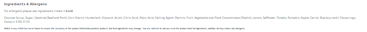 Vidal Veggie Fizzy Watermelon Slices 1kg Bag