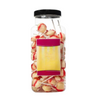 Dobsons Raspberry Ripple Mega Lollies 90 Unwrapped Lollipops Jar British Gluten Free and Vegetarian Friendly Candy Lolly