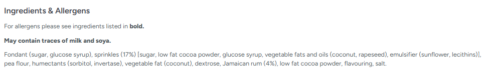 Zorba Online Rum Balls 1kg Bag