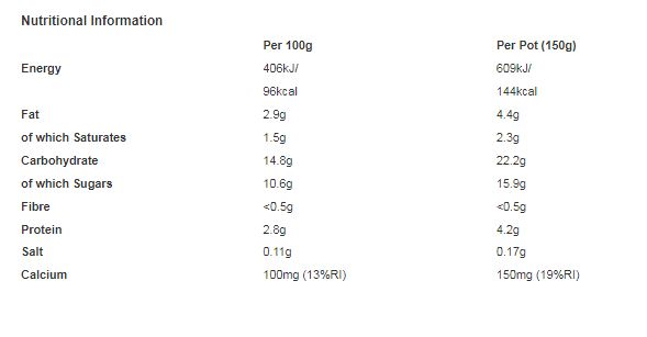 Ambrosia Ready to Eat Devon Custard Pot 150g (Pack of 12)