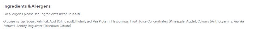Barratt Fruit Salad Chews 2kg Bag