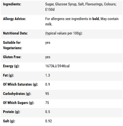 Dobsons Salted Caramel Mega Lollies 25 Unwrapped Lollipops Bag British Gluten Free and Vegetarian Friendly Candy Lolly
