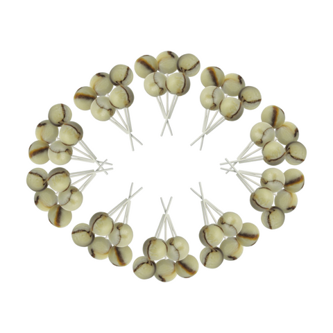 Dobsons Salted Caramel Mega Lollies 50 Unwrapped Lollipops Bag British Gluten Free and Vegetarian Friendly Candy Lolly