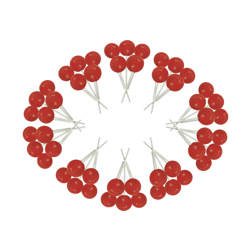 Dobsons Sarsaparilla Mega Lollies 50 Unwrapped Lollipops Bag British Gluten Free and Vegetarian Friendly Candy Lolly