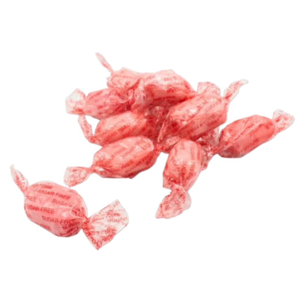 Zorba Online SUGAR FREE Sherbet Strawberries Individually Wrapped Strawberry Flavour 500g Bag