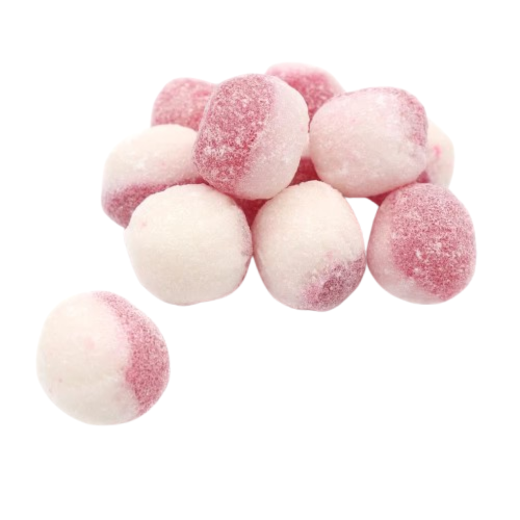 Zorba Online Strawberry and Cream Unwrapped Strawberry and Devon Cream Flavour Hard Boiled Candy 3kg Bag Traditional Vegetarian, Vegan, and Gluten Free British Candy