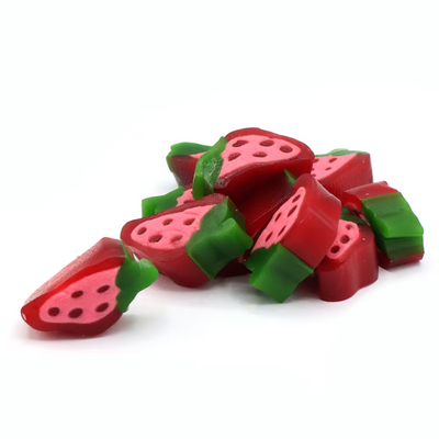 Zorba Online Strawberry Liquorice Slices 1kg Bag