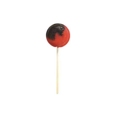 Dobsons Strawberry Split Mega Lollies 90 Unwrapped Lollipops Jar British Gluten Free and Vegetarian Friendly Candy Lolly
