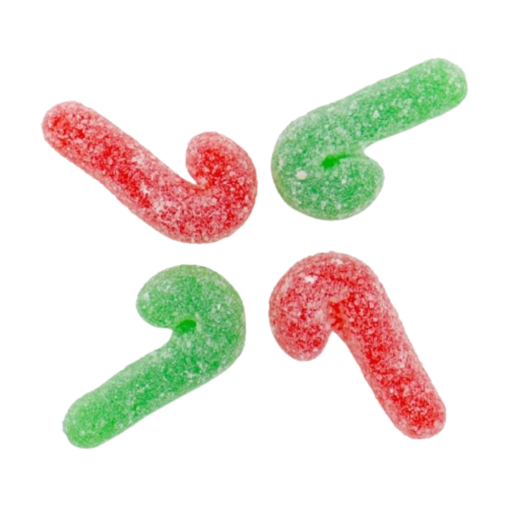 Zorba Online Sugared Candy Canes 100g Bag