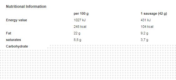 Meica Trueman's 6 American Style Hot Dog 540g (Pack of 12)
