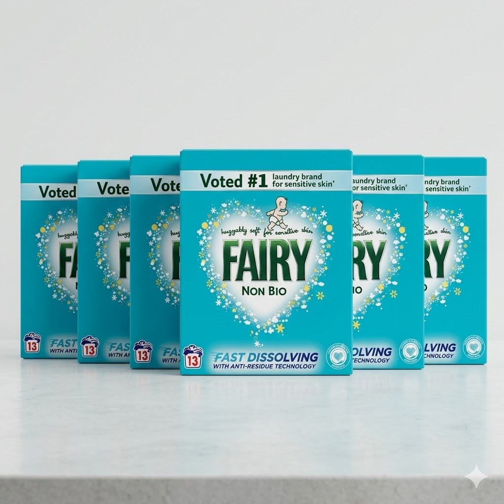 Fairy Non Bio Washing Powder 13 Washes 715g (Pack of 6)