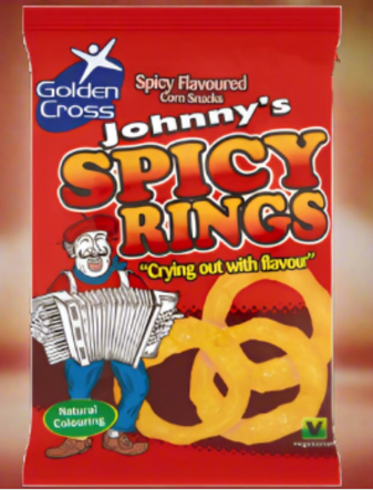 Johnnys Spicy Ringo (Pack of 36)