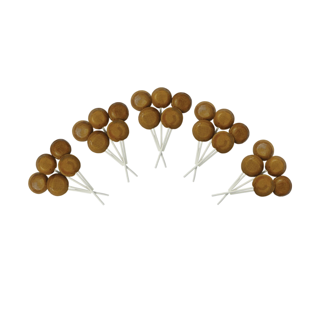 Dobsons Toffee Mega Lollies 25 Unwrapped Lollipops Bag British Gluten Free and Vegetarian Friendly Candy Lolly