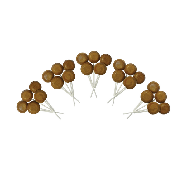 Dobsons Toffee Mega Lollies 25 Unwrapped Lollipops Bag British Gluten Free and Vegetarian Friendly Candy Lolly