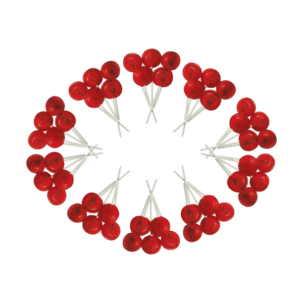 Dobsons Traffic Light Mega Lollies 50 Unwrapped Lollipops Bag British Gluten Free and Vegetarian Friendly Candy Lolly