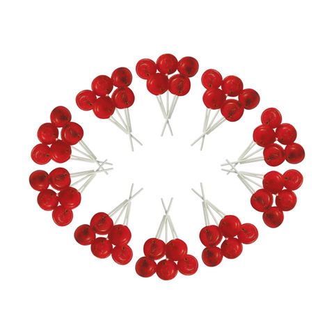 Dobsons Traffic Light Mega Lollies 50 Unwrapped Lollipops Bag British Gluten Free and Vegetarian Friendly Candy Lolly