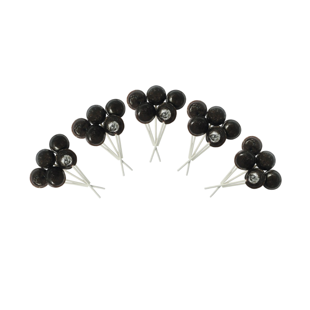 Dobsons Treacle Mega Lollies Made with Real Treacle and Natural Flavour and Colour 25 Unwrapped Lollipops Bag British Gluten Free and Vegetarian Friendly Candy Lolly