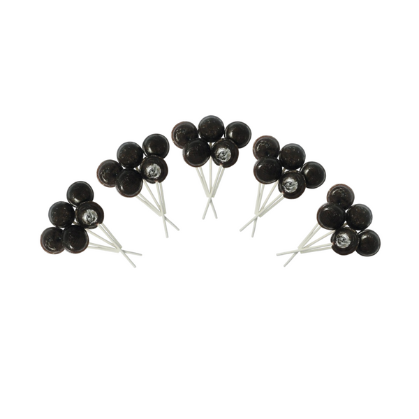 Dobsons Treacle Mega Lollies Made with Real Treacle and Natural Flavour and Colour 25 Unwrapped Lollipops Bag British Gluten Free and Vegetarian Friendly Candy Lolly