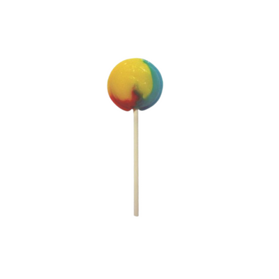 Dobsons Tutti Frutti Mega Lollies 25 Unwrapped Lollipops Bag British Gluten Free and Vegetarian Friendly Candy Lolly