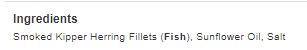John West Kipper Fillets in Sunflower Oil 160g (Pack of 10)