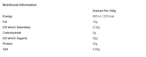 John West Tuna Chunks in Sunflower Oil 125g (Pack of 12)