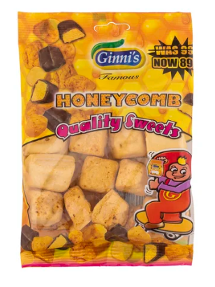 Ginni Honey Comb 80g (Pack of 10)