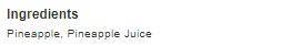 Del Monte Pineapple Slices in Juice 820g (Pack of 6)