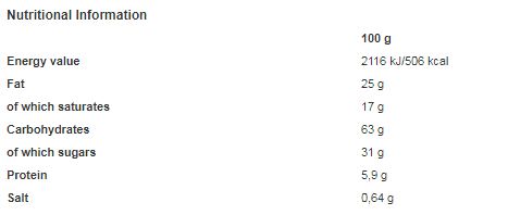 Bahlsen Hit Nuts Hazelnut Flavour Filling 220g (Pack of 12)