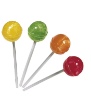 Vidal Assorted Fruits Lollipops 250g Bag