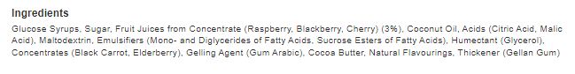Fruittella Blackcurrant Stick 41g (Pack of 40)