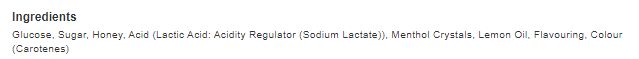 Jakemans Honey & Lemon Menthol Soothing Menthol Sweets 41g (Pack of 20)