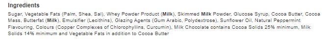 Aero Bubbles Peppermint Mint Chocolate Sharing Bag 80g (Pack of 12)