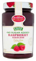 Stute No Sugar Added Raspberry Seedless Extra Jam 430g (Pack of 6)