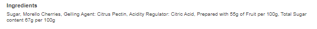 Wilkin & Sons Ltd Tiptree Morello Cherry Extra Jam340g (Pack of 6)