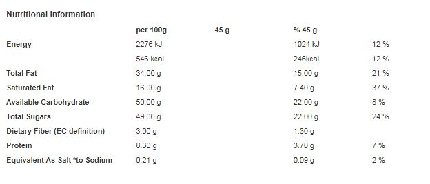 Cadbury Dairy Milk Wholenut Chocolate Bar 45g (Pack of 48)