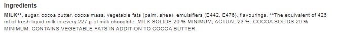 Cadbury Dairy Milk Little Bar 18g (Pack of 60)