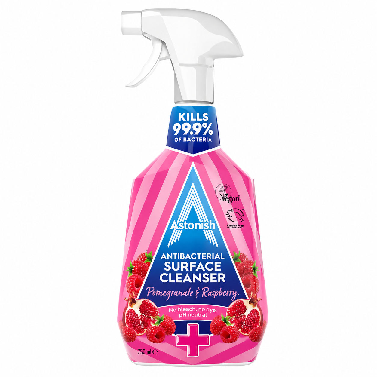 Astonish Pomegranate & Raspberry Antibacterial Surface Cleanser 750ml ...